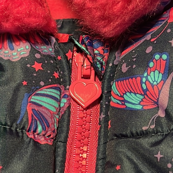 London Fog Little Girls size 3T hooded puffer coat - Picture 7 of 9